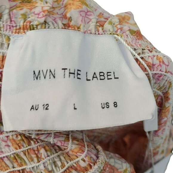 MVN The Label NWT Women's Sleeveless Maxi Dress Orange Size 8 - Picture 8 of 11